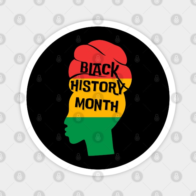 Black History Month Afro Melanin Black Women Magnet by Magnificent Butterfly